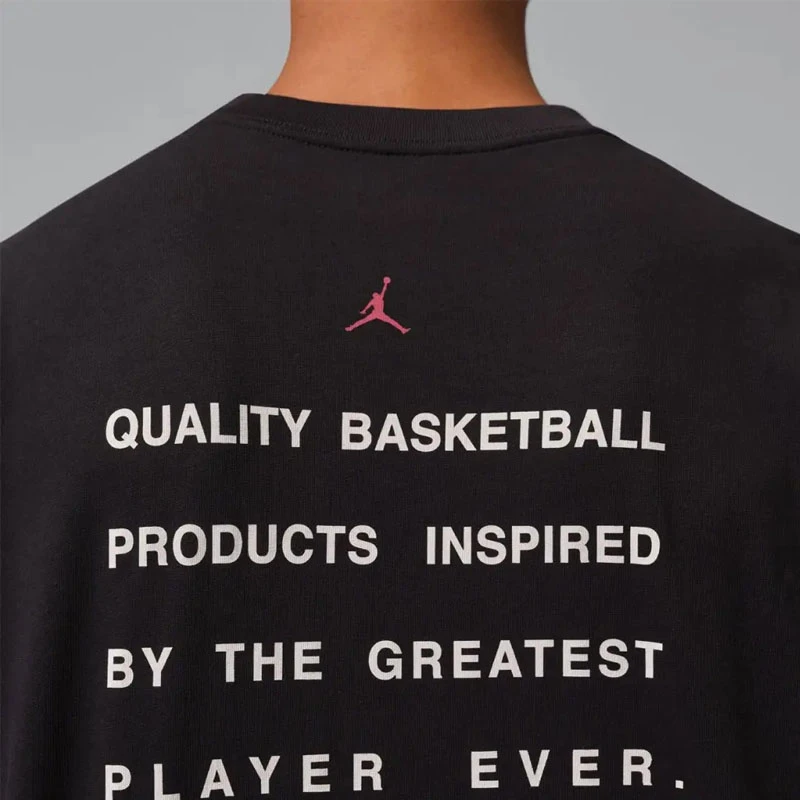careerring301【ブラック】 Мъжка Тениска Nike M J FLT SCRIPT BOXY SS CREW - IF3014-010